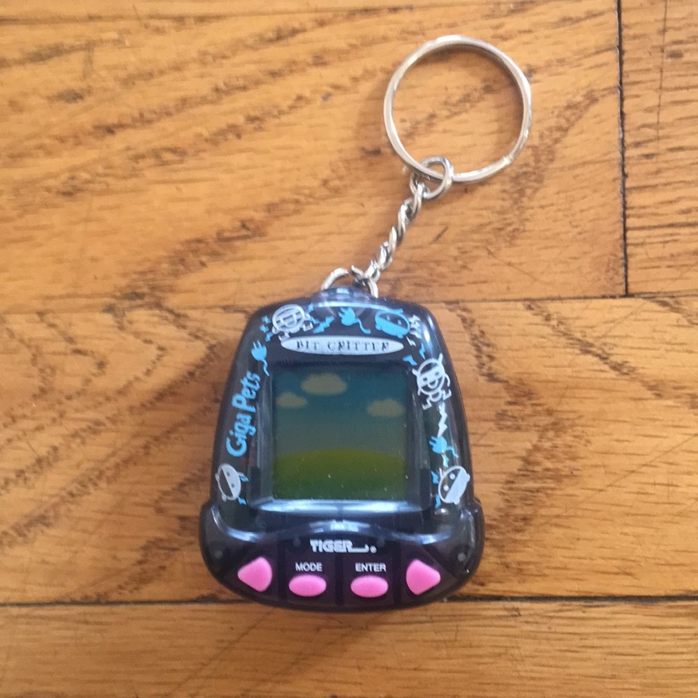 Black Bit critter by Tiger Key Chain